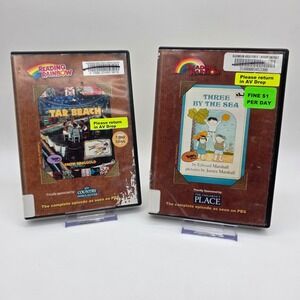 Reading Rainbow Tar Beach & Three by the Sea DVD Set LeVar Burton PBS Kids GPN